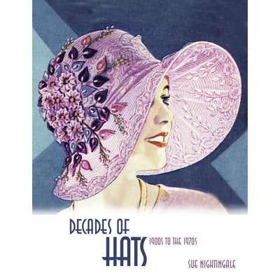 Schiffer Publishing Book Paperback: Decades of Hats 1900's to the 1970's-ESSE Purse Museum & Store
