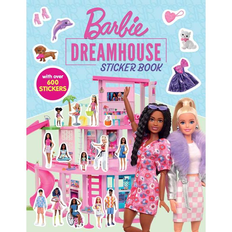 Simon & Schuster Book: Barbie DreamHouse Sticker Book-ESSE Purse Museum & Store