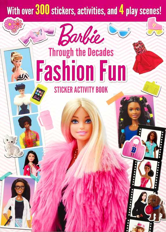 Simon & Schuster Sticker Book: Barbie Fashion Fun Through The Decades-ESSE Purse Museum & Store