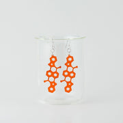 Sorcery Science Earrings: Orange Pigment-ESSE Purse Museum & Store