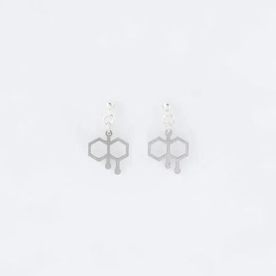 Sorcery Science Earrings: Petrichor Molecule Studs-ESSE Purse Museum & Store