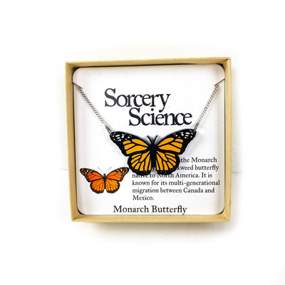 Sorcery Science Necklace: Monarch Butterfly-ESSE Purse Museum & Store