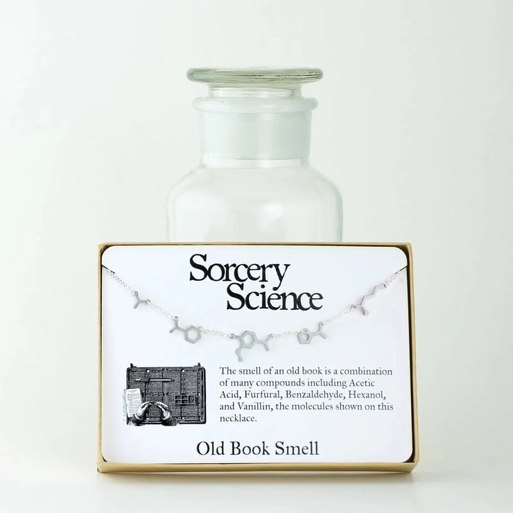 Sorcery Science Necklace: Old Book Smell-ESSE Purse Museum & Store