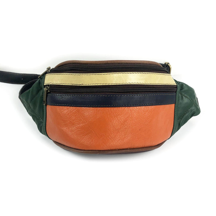 small leather crossbody and shoulder purse, multifunctional fanny pack
