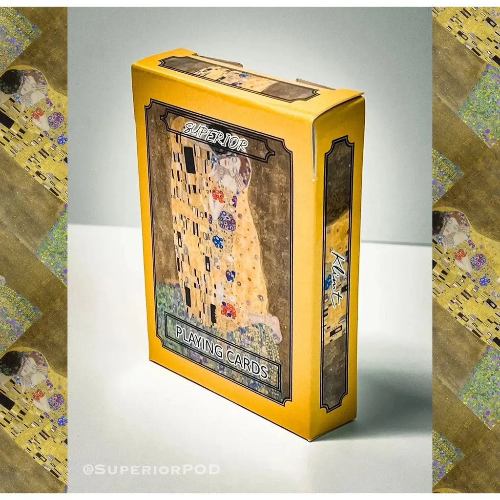 Superior Print on Demand Playing Cards: Gustav KLIMT, The Kiss-ESSE Purse Museum & Store