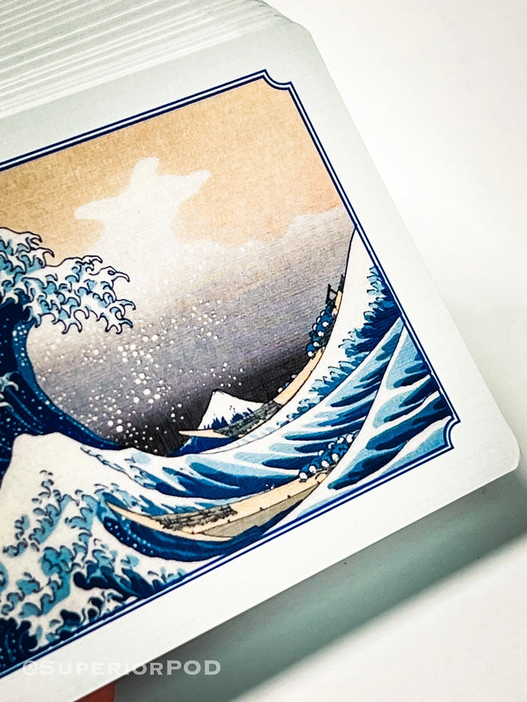 Superior Print on Demand Playing Cards: Hokusai, The Wave-ESSE Purse Museum & Store