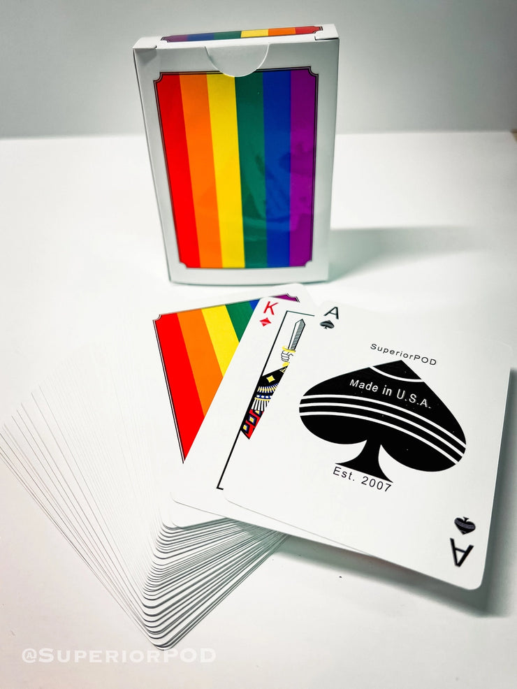 Superior Print on Demand Playing Cards: Rainbow-ESSE Purse Museum & Store