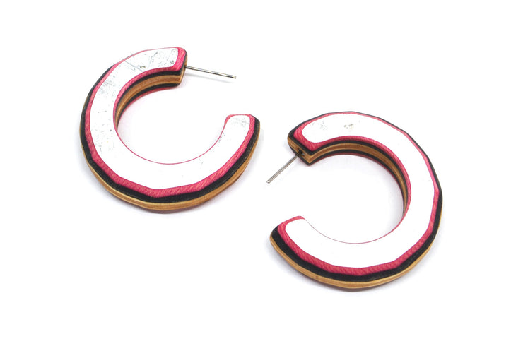 Tara Locklear Earrings: 3 Qtr. Round Cut Posts-ESSE Purse Museum & Store