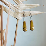 The Artifact House Earrings: Olive Gold Sun-ESSE Purse Museum & Store