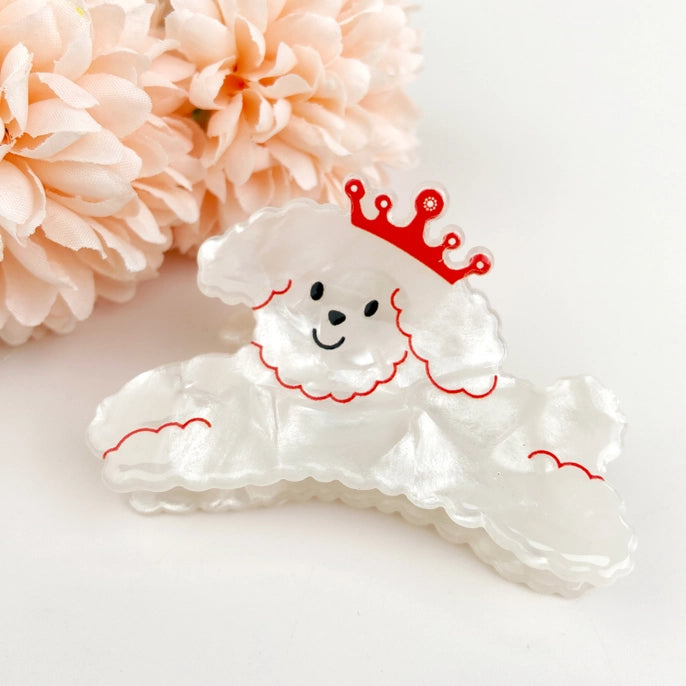 The Diva Soap Hair Claw: Crown Cartoon Puppy-ESSE Purse Museum & Store