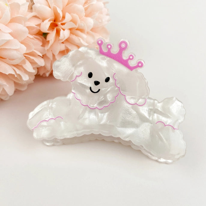 The Diva Soap Hair Claw: Crown Cartoon Puppy-ESSE Purse Museum & Store