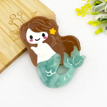 The Diva Soap Hair Claw: Green Tail Mermaid-ESSE Purse Museum & Store