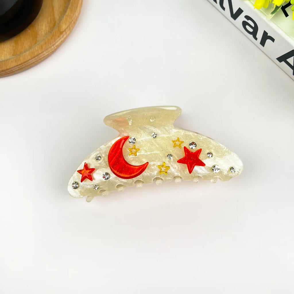 The Diva Soap Hair Claw: Moon & Stars-ESSE Purse Museum & Store