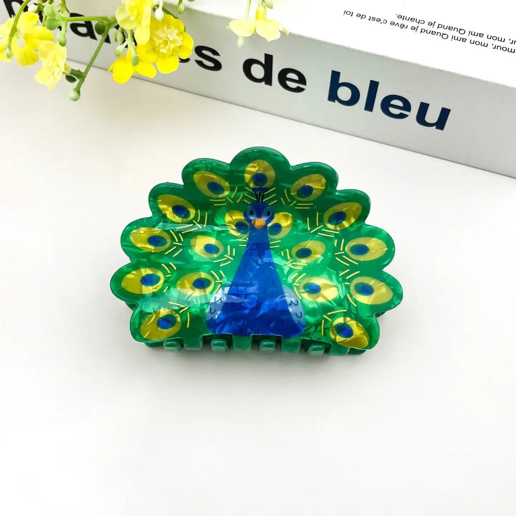 The Diva Soap Hair Claw: Peacock-ESSE Purse Museum & Store