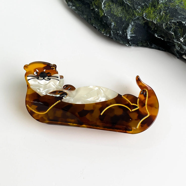 The Diva Soap Hair Claw: Sea Otter-ESSE Purse Museum & Store
