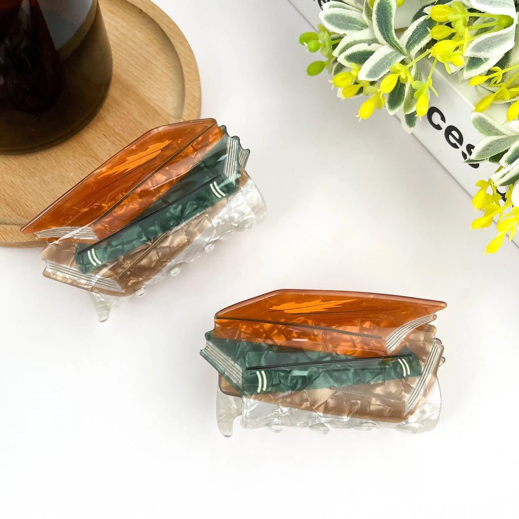 The Diva Soap Hair Claw: Stacked Books-ESSE Purse Museum & Store