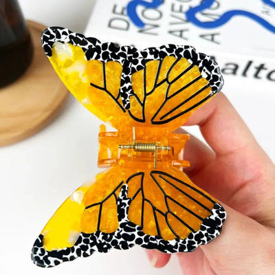 The Diva Soap Hair Claw: Yellow Butterfly-ESSE Purse Museum & Store