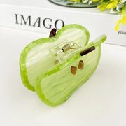 The Diva Soap Hair Clip: Creative Green Apple-ESSE Purse Museum & Store