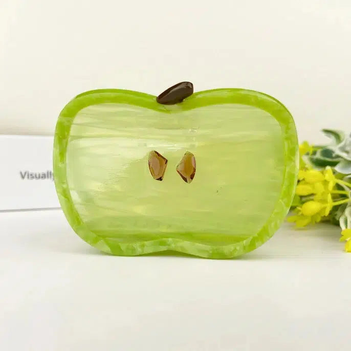 The Diva Soap Hair Clip: Creative Green Apple-ESSE Purse Museum & Store