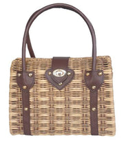 The Winding Road Bag: Large Rattan Riviera-ESSE Purse Museum & Store