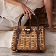 The Winding Road Bag: Large Rattan Riviera-ESSE Purse Museum & Store