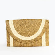 The Winding Road: Straw Clutch w/ Ivory Trim-ESSE Purse Museum & Store