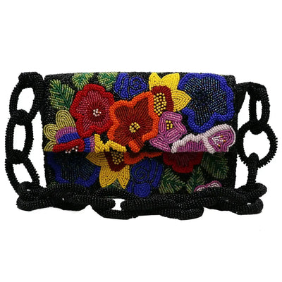 Tiana Bag: Raised Flowers-ESSE Purse Museum & Store