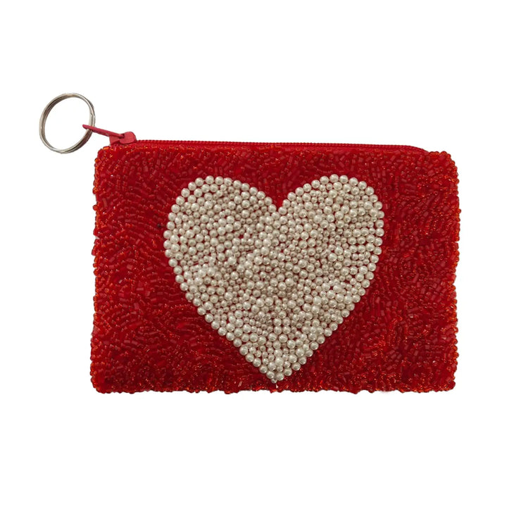 Tiana Coin Purse: Pearly Heart-ESSE Purse Museum & Store
