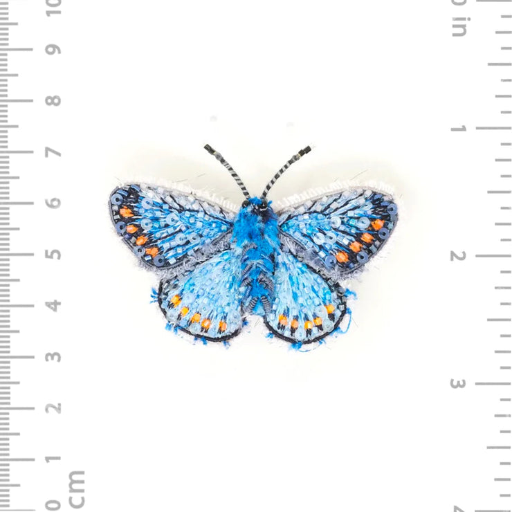 Trovelore Brooch: Adonis Blue Butterfly-ESSE Purse Museum & Store