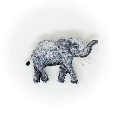 Trovelore Brooch: African Forest Elephant-ESSE Purse Museum & Store