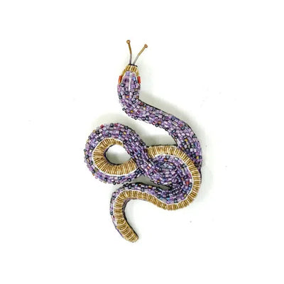 Trovelore Brooch: Amethyst Snake-ESSE Purse Museum & Store