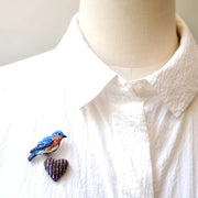 Trovelore Brooch: Bird Love-ESSE Purse Museum & Store