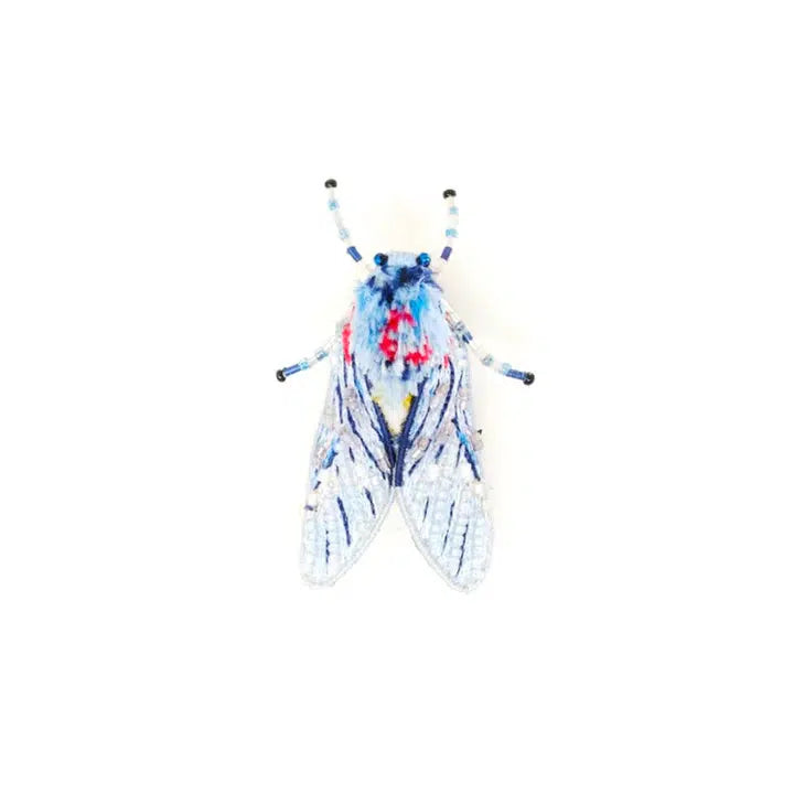 Trovelore Brooch: Blue Idalus Moth-ESSE Purse Museum & Store