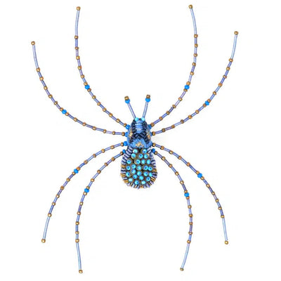 Trovelore Brooch: Blue Spider-ESSE Purse Museum & Store