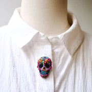 Trovelore Brooch: Calaveras Skull-ESSE Purse Museum & Store