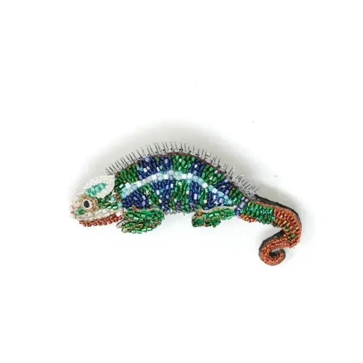 Trovelore Brooch: Colorful Chameleon