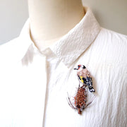 Trovelore Brooch: European Goldfinch-ESSE Purse Museum & Store