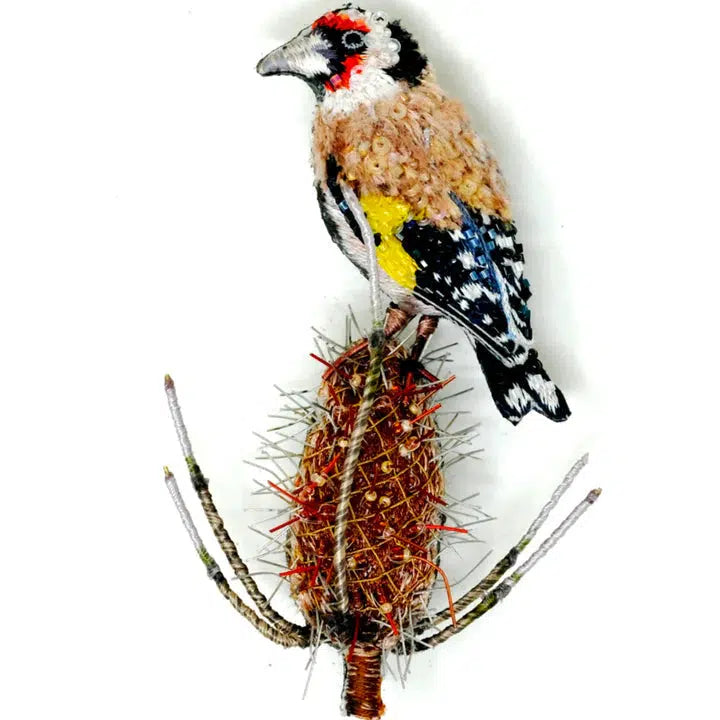 Trovelore Brooch: European Goldfinch-ESSE Purse Museum & Store