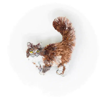 Trovelore Brooch: Fluffy Cat-ESSE Purse Museum & Store