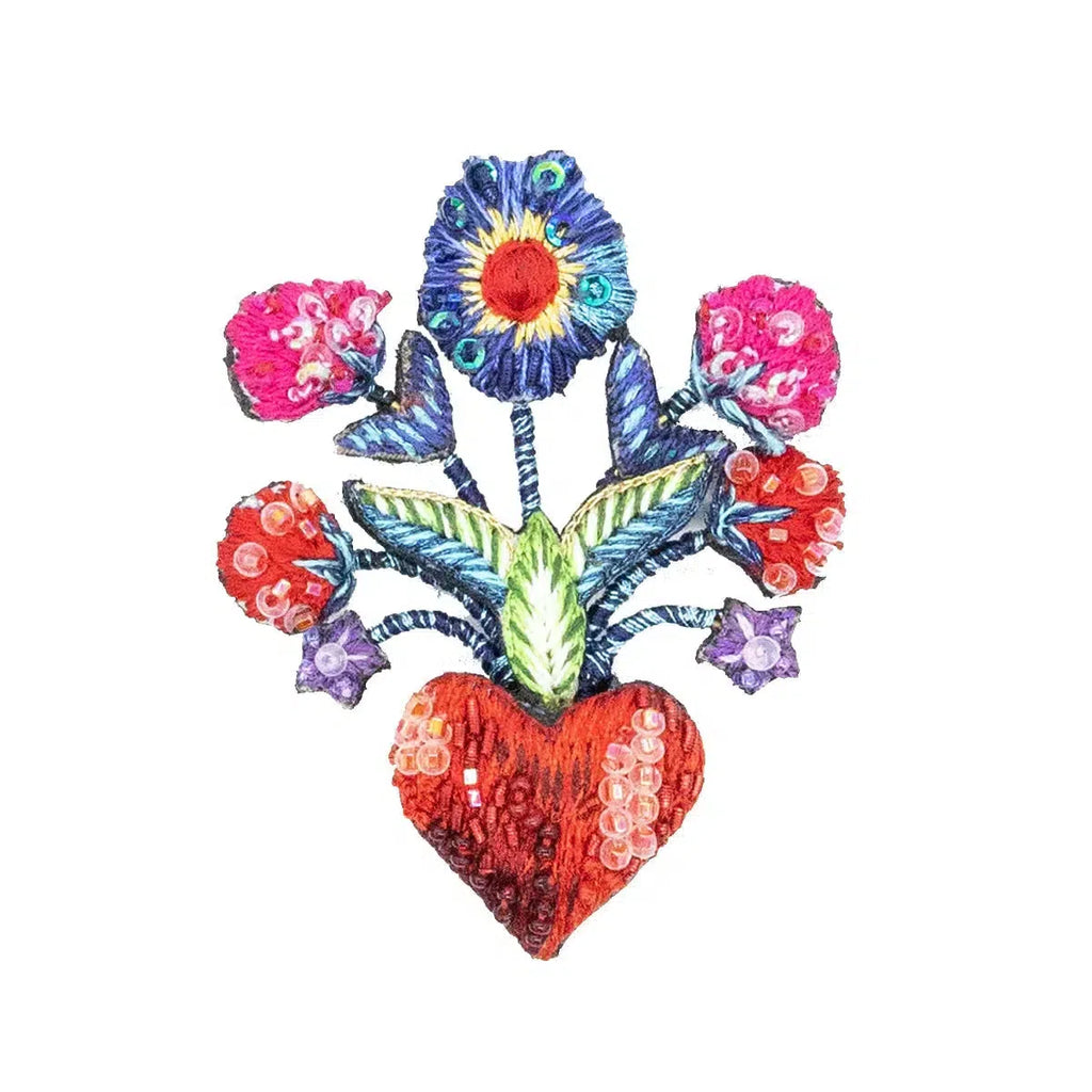 Trovelore Brooch: Frida's Flowers-ESSE Purse Museum & Store