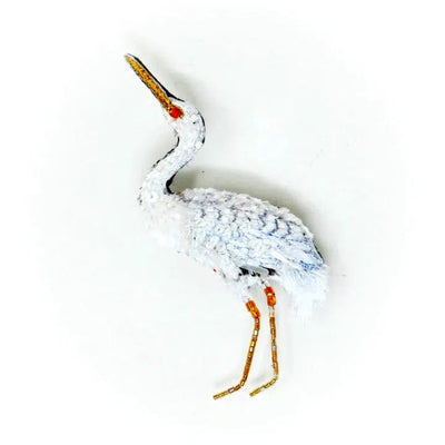 Trovelore Brooch: Great Egret-ESSE Purse Museum & Store