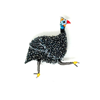 Trovelore Brooch: Guinea Fowl-ESSE Purse Museum & Store