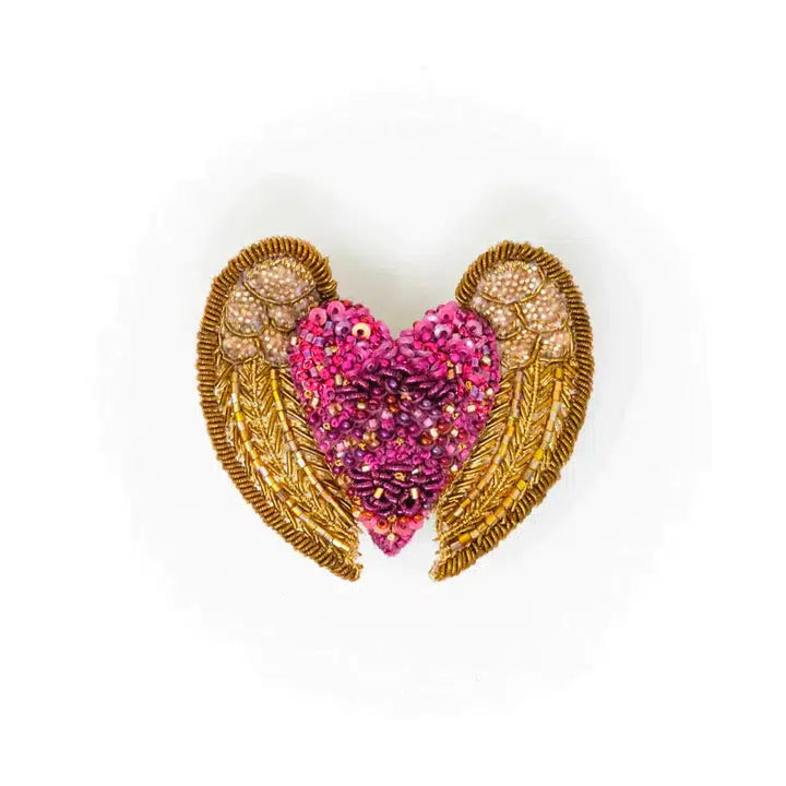 Trovelore Brooch: Heart Wings-ESSE Purse Museum & Store