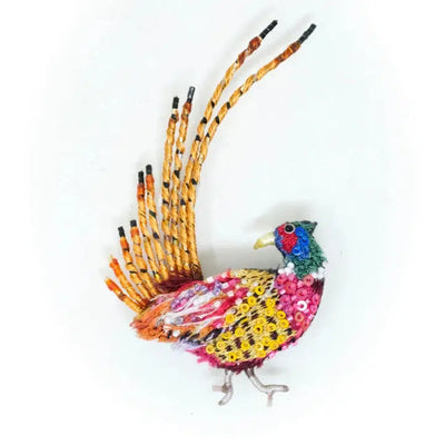 Trovelore Brooch: Ring Necked Pheasant-ESSE Purse Museum & Store