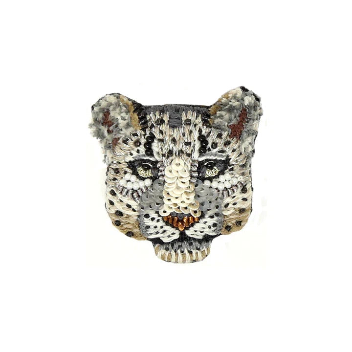 Trovelore Brooch: Snow Leopard-ESSE Purse Museum & Store