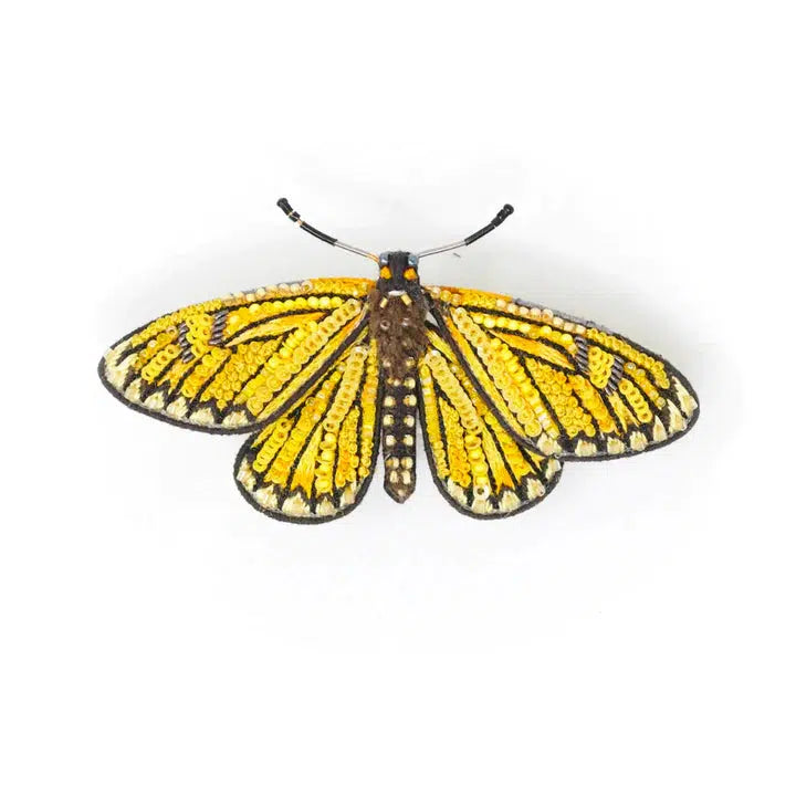Trovelore Brooch: Yellow Coster Butterfly-ESSE Purse Museum & Store