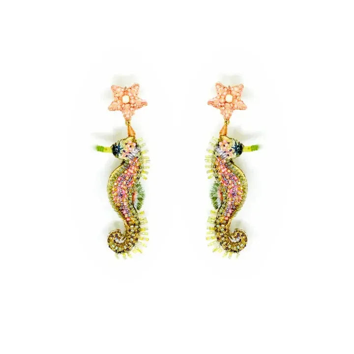 Trovelore Earrings: Common Seahorse