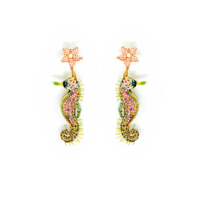 Trovelore Earrings: Common Seahorse-ESSE Purse Museum & Store