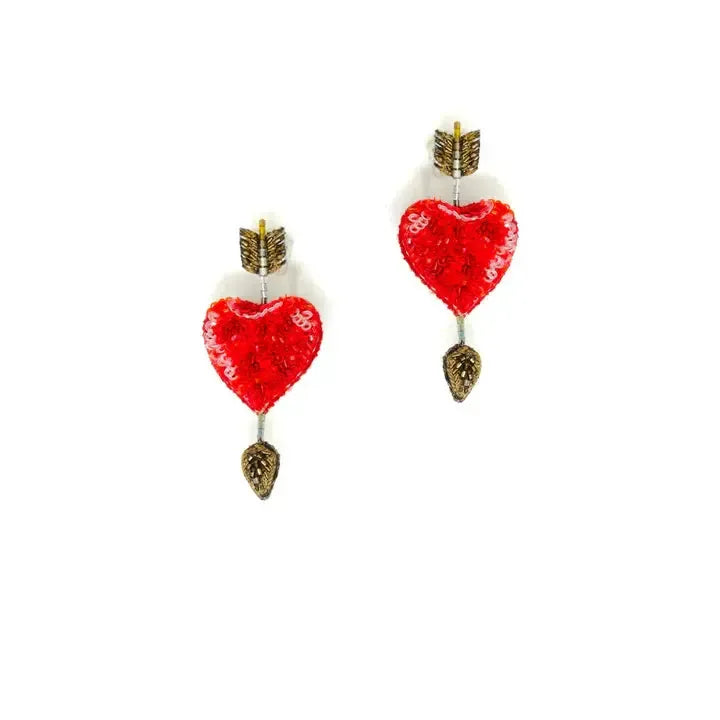 Trovelore Earrings: Heart Spell