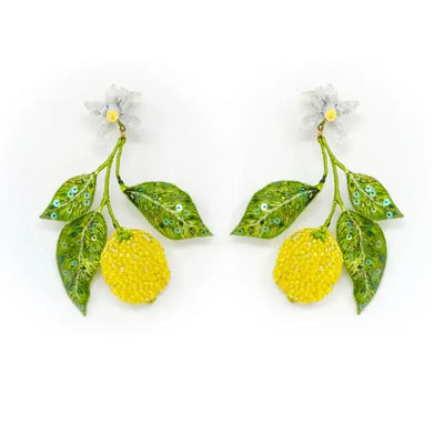 Trovelore Earrings: Lemon Blossom-ESSE Purse Museum & Store